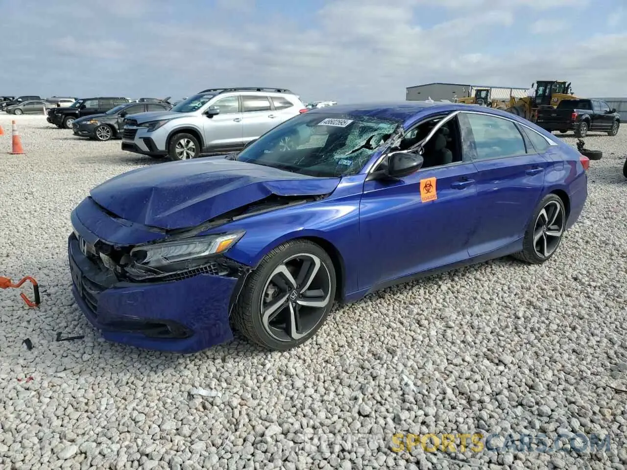 1 Photograph of a damaged car 1HGCV1F33MA101069 HONDA ACCORD 2021