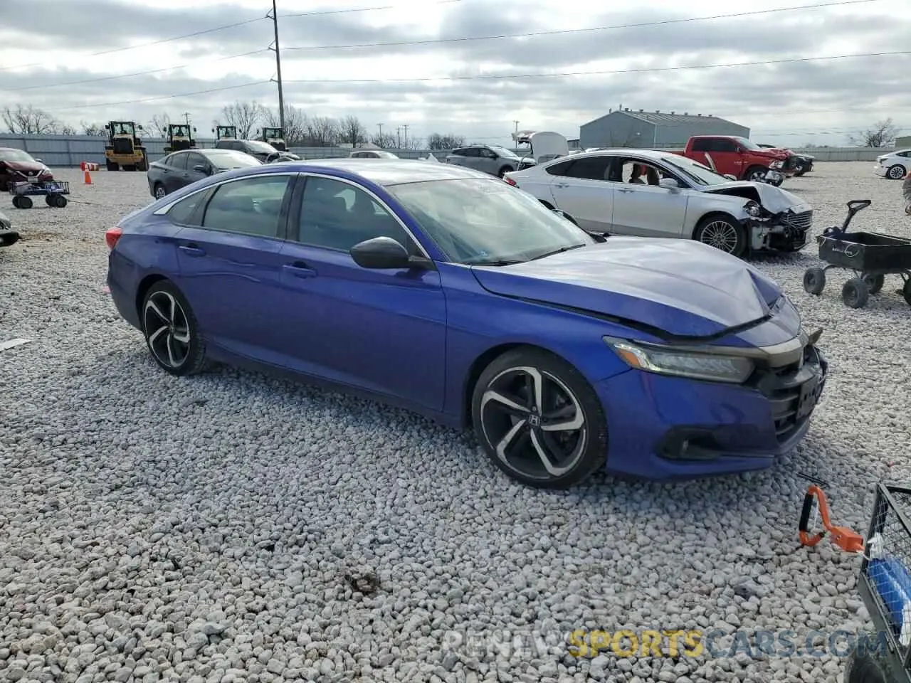4 Photograph of a damaged car 1HGCV1F33MA101069 HONDA ACCORD 2021