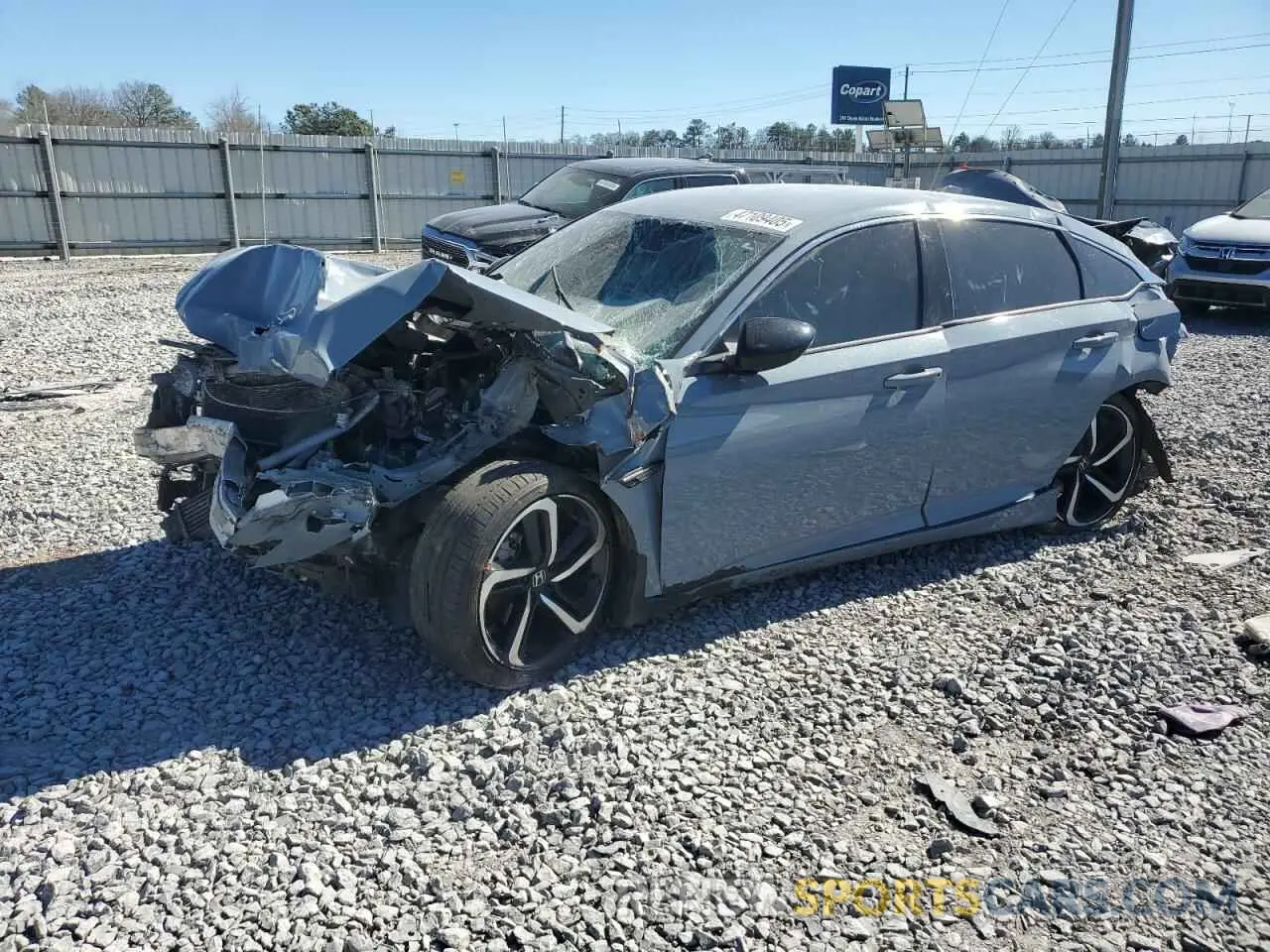 1 Photograph of a damaged car 1HGCV1F34MA028021 HONDA ACCORD 2021