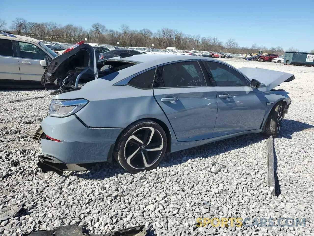 3 Photograph of a damaged car 1HGCV1F34MA028021 HONDA ACCORD 2021