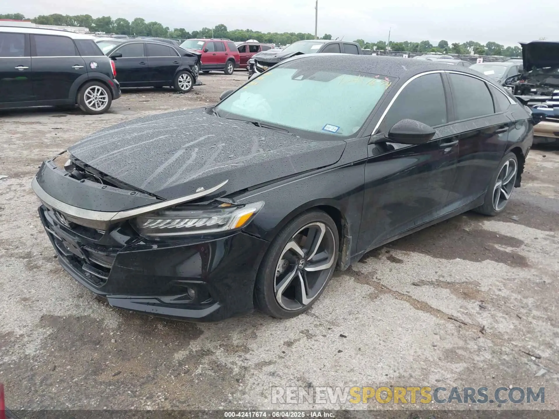 2 Photograph of a damaged car 1HGCV1F34MA030254 HONDA ACCORD 2021