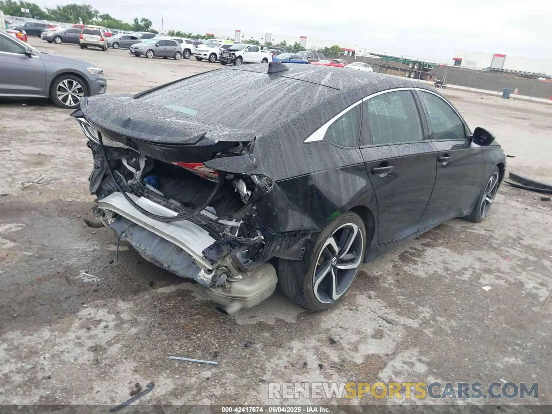 4 Photograph of a damaged car 1HGCV1F34MA030254 HONDA ACCORD 2021