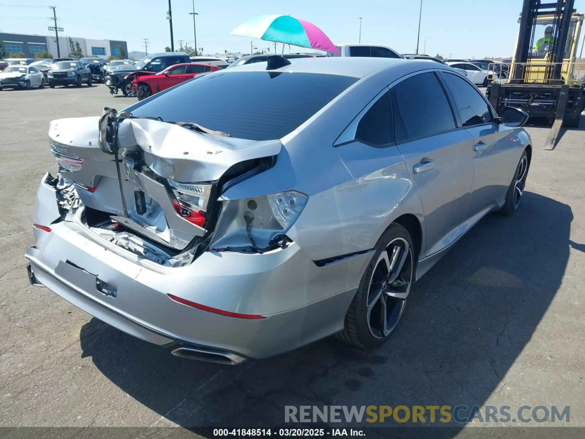 4 Photograph of a damaged car 1HGCV1F34MA035535 HONDA ACCORD 2021