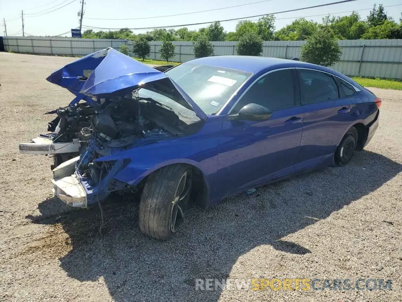 1 Photograph of a damaged car 1HGCV1F34MA041058 HONDA ACCORD 2021