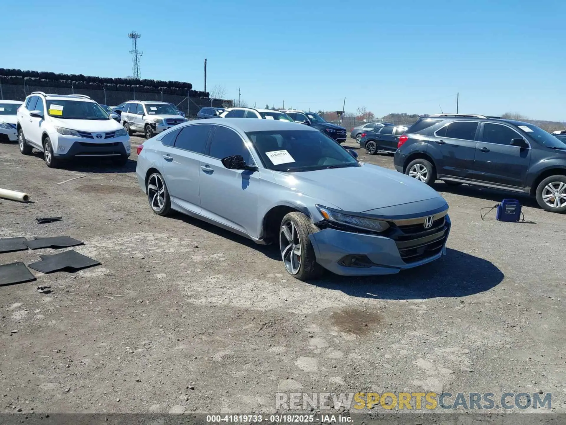 1 Photograph of a damaged car 1HGCV1F34MA053369 HONDA ACCORD 2021
