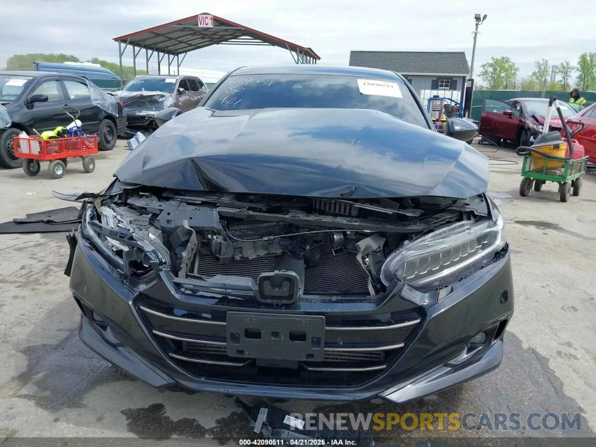12 Photograph of a damaged car 1HGCV1F34MA066364 HONDA ACCORD 2021