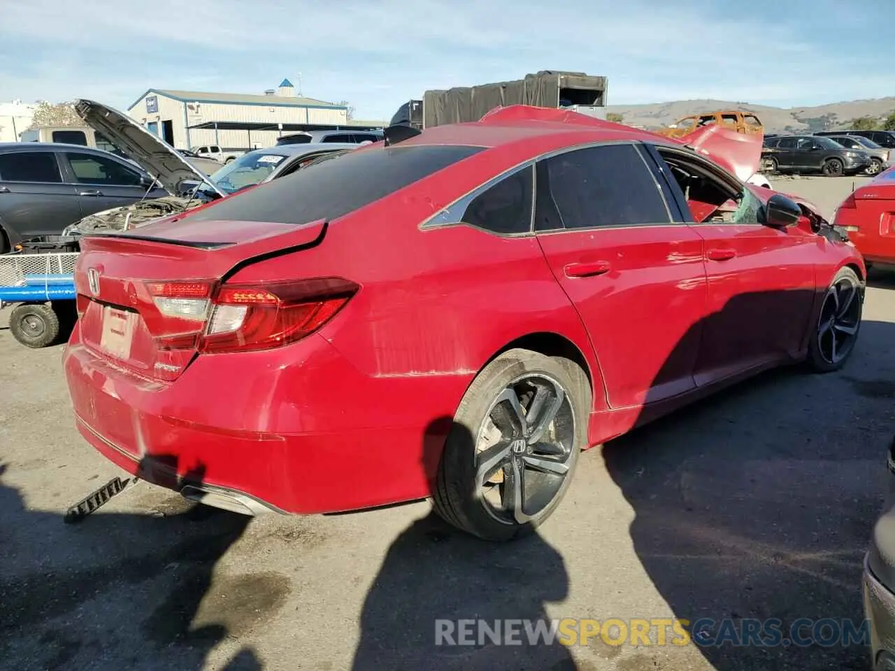 3 Photograph of a damaged car 1HGCV1F34MA074626 HONDA ACCORD 2021