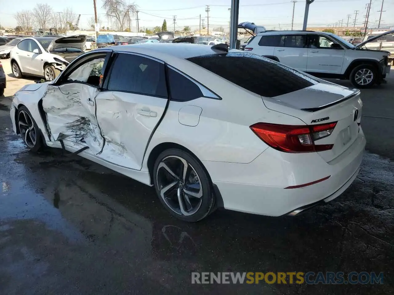 2 Photograph of a damaged car 1HGCV1F34MA095668 HONDA ACCORD 2021