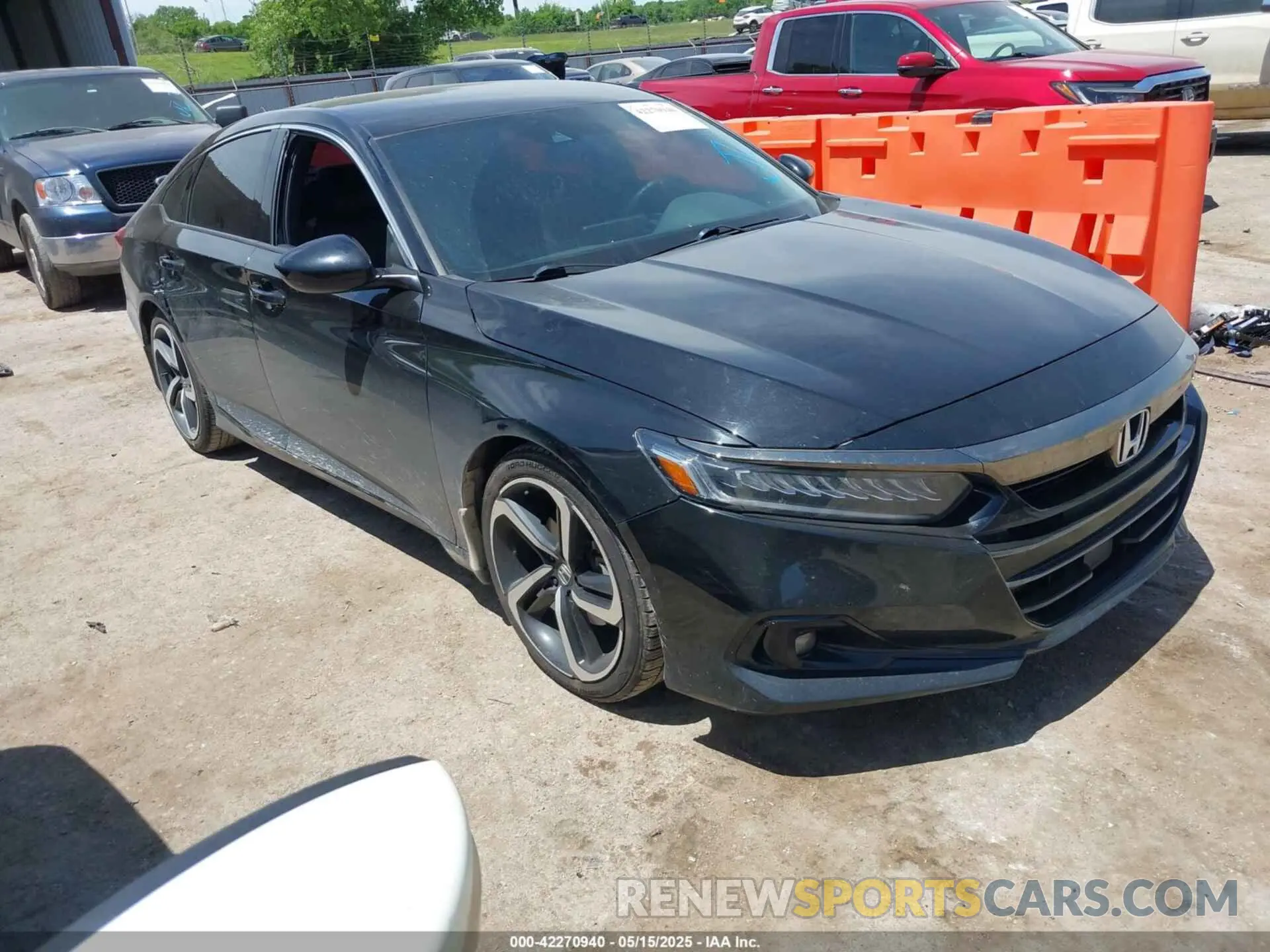 1 Photograph of a damaged car 1HGCV1F34MA097369 HONDA ACCORD 2021