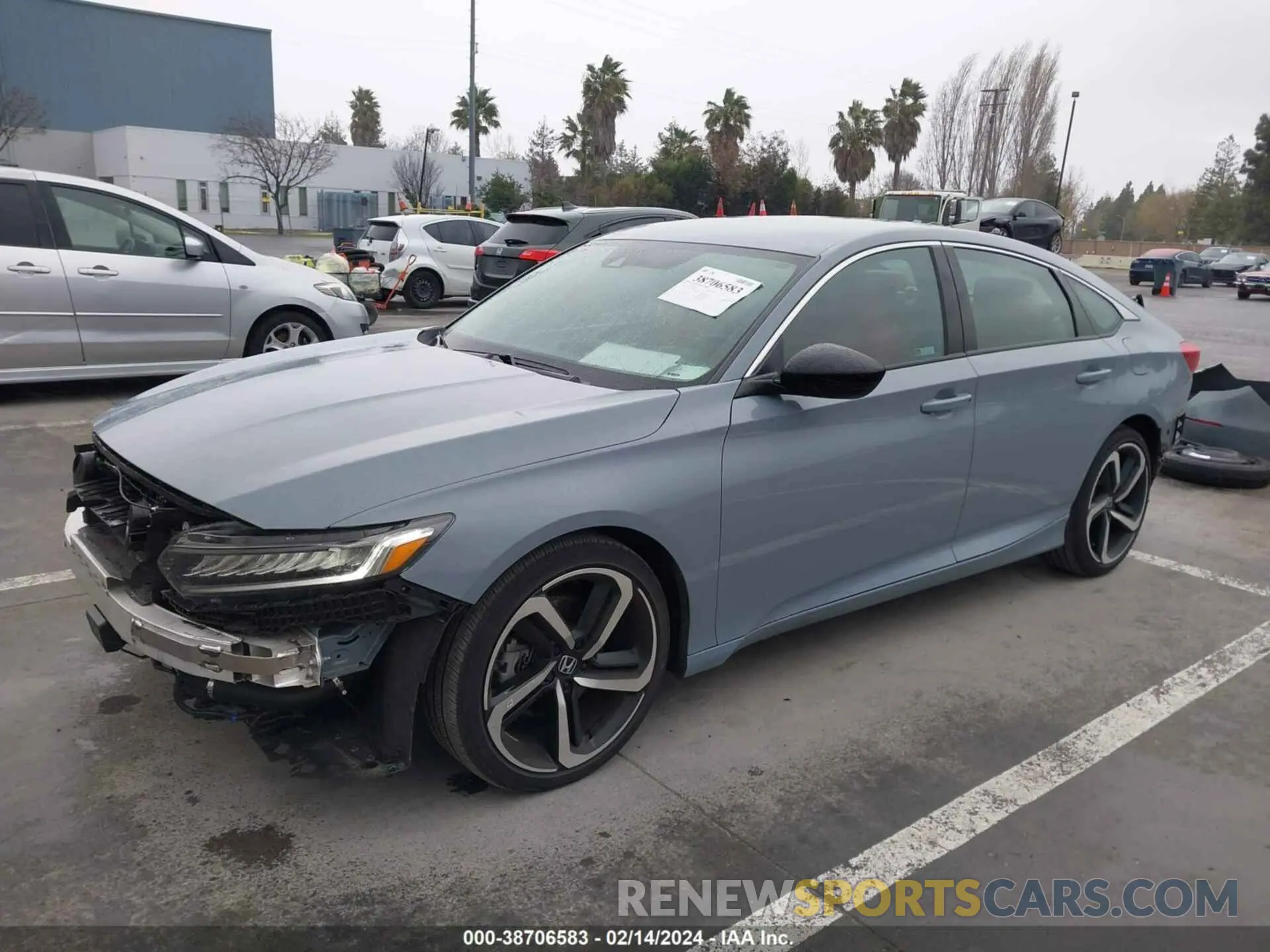 2 Photograph of a damaged car 1HGCV1F34MA100206 HONDA ACCORD 2021