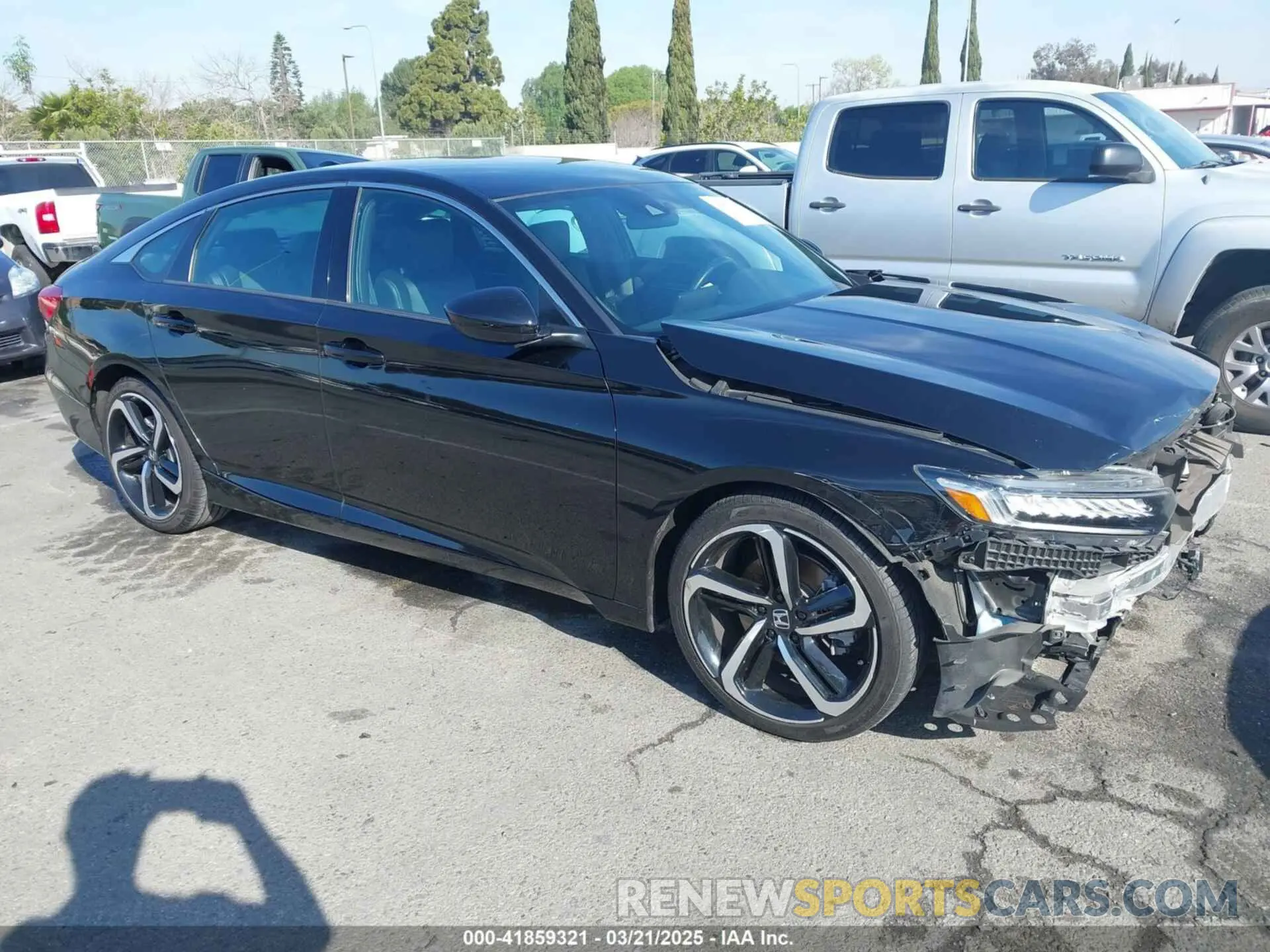 1 Photograph of a damaged car 1HGCV1F34MA102666 HONDA ACCORD 2021