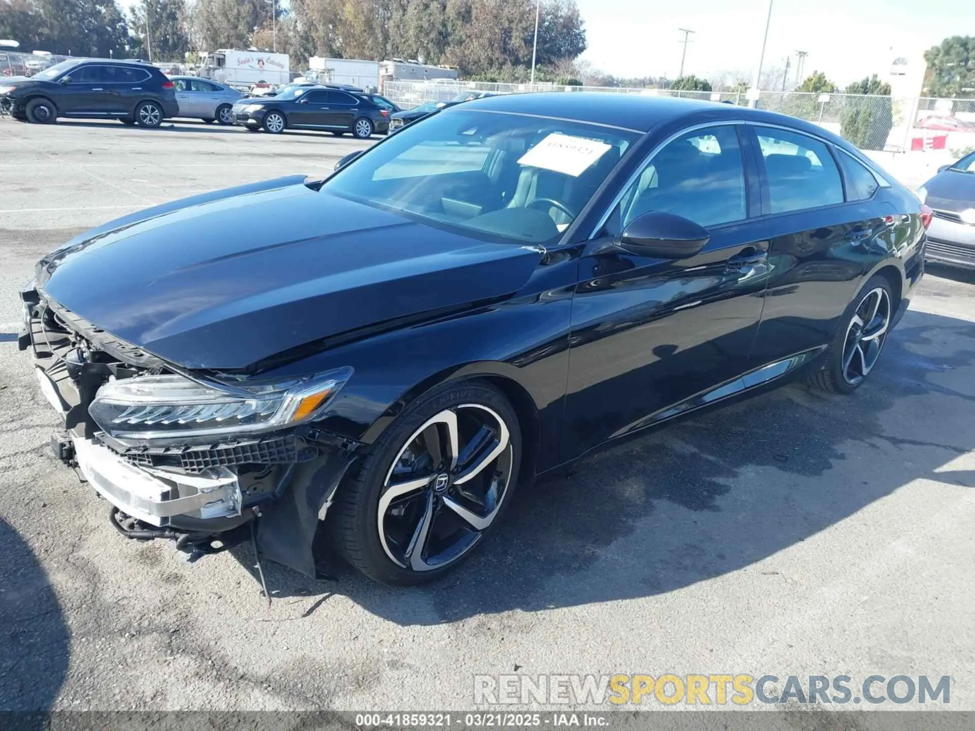 2 Photograph of a damaged car 1HGCV1F34MA102666 HONDA ACCORD 2021