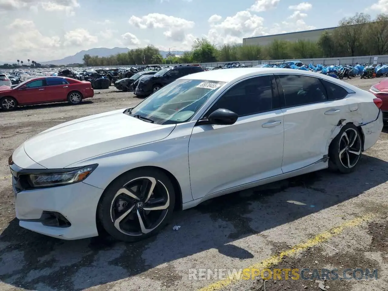 1 Photograph of a damaged car 1HGCV1F34MA105566 HONDA ACCORD 2021