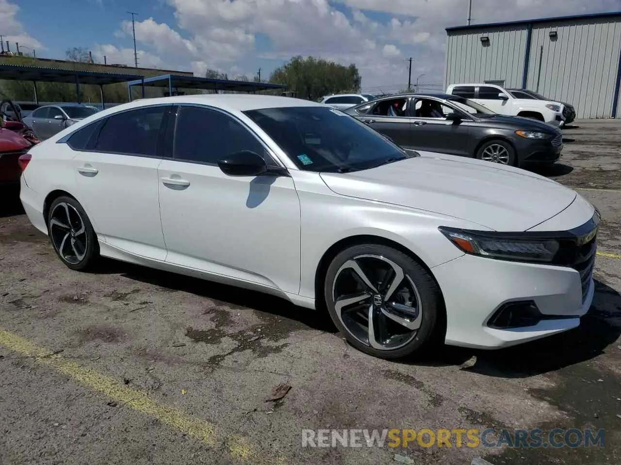 4 Photograph of a damaged car 1HGCV1F34MA105566 HONDA ACCORD 2021