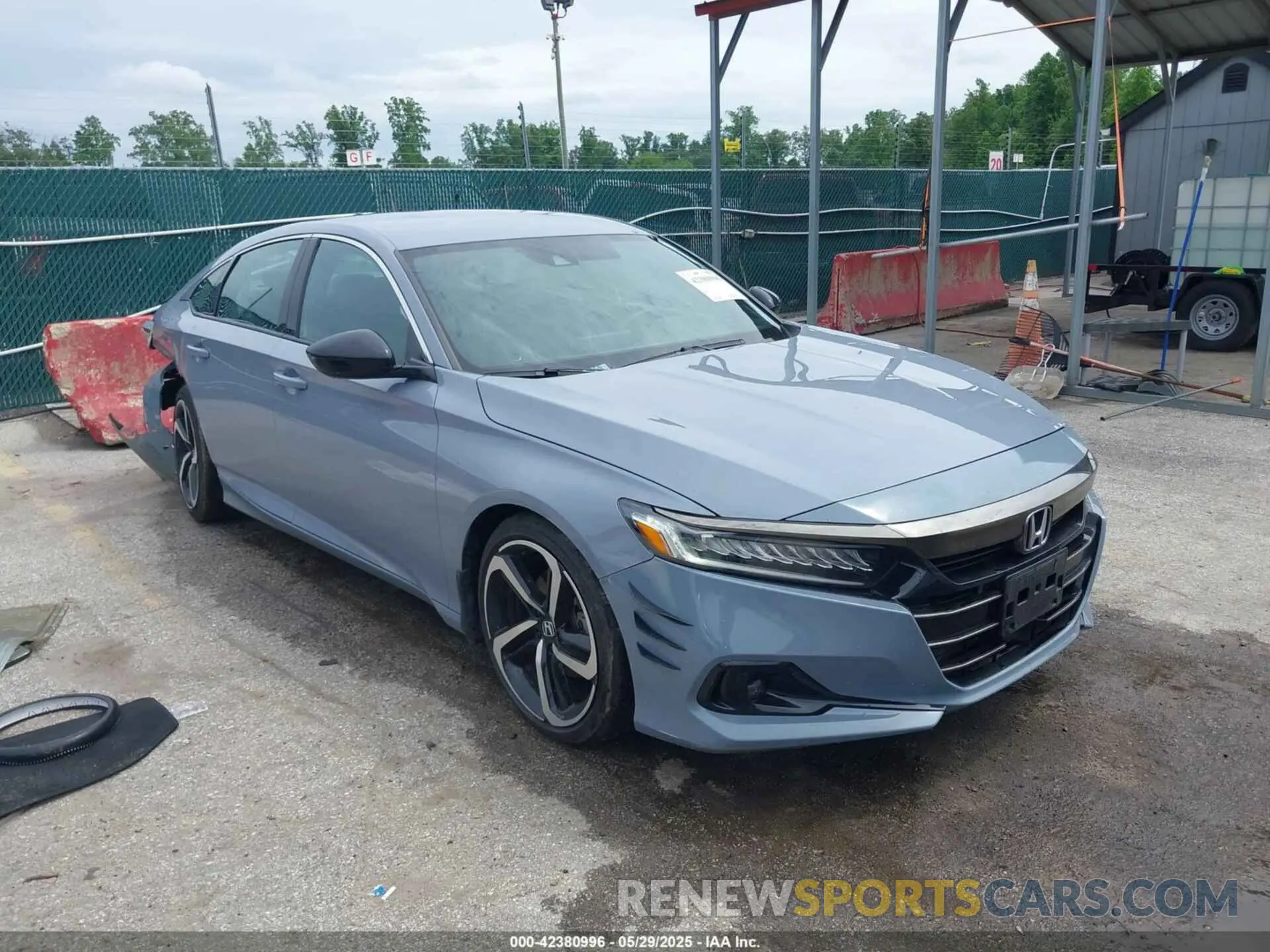 1 Photograph of a damaged car 1HGCV1F34MA107270 HONDA ACCORD 2021