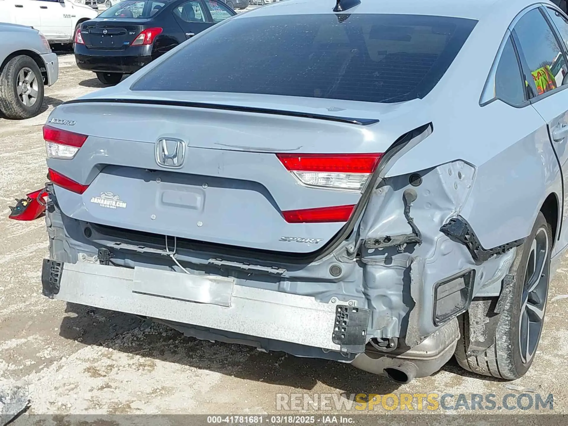 6 Photograph of a damaged car 1HGCV1F35MA029257 HONDA ACCORD 2021