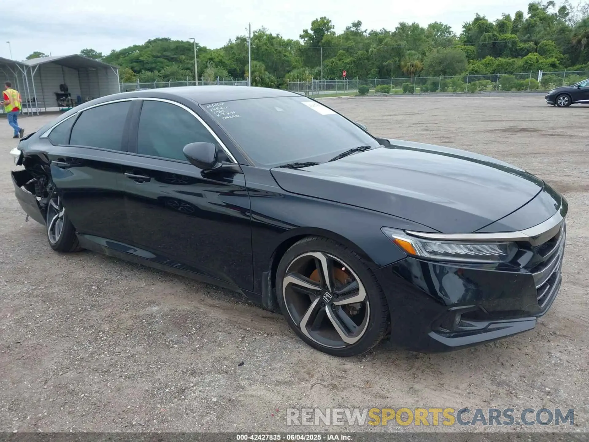 1 Photograph of a damaged car 1HGCV1F35MA042901 HONDA ACCORD 2021