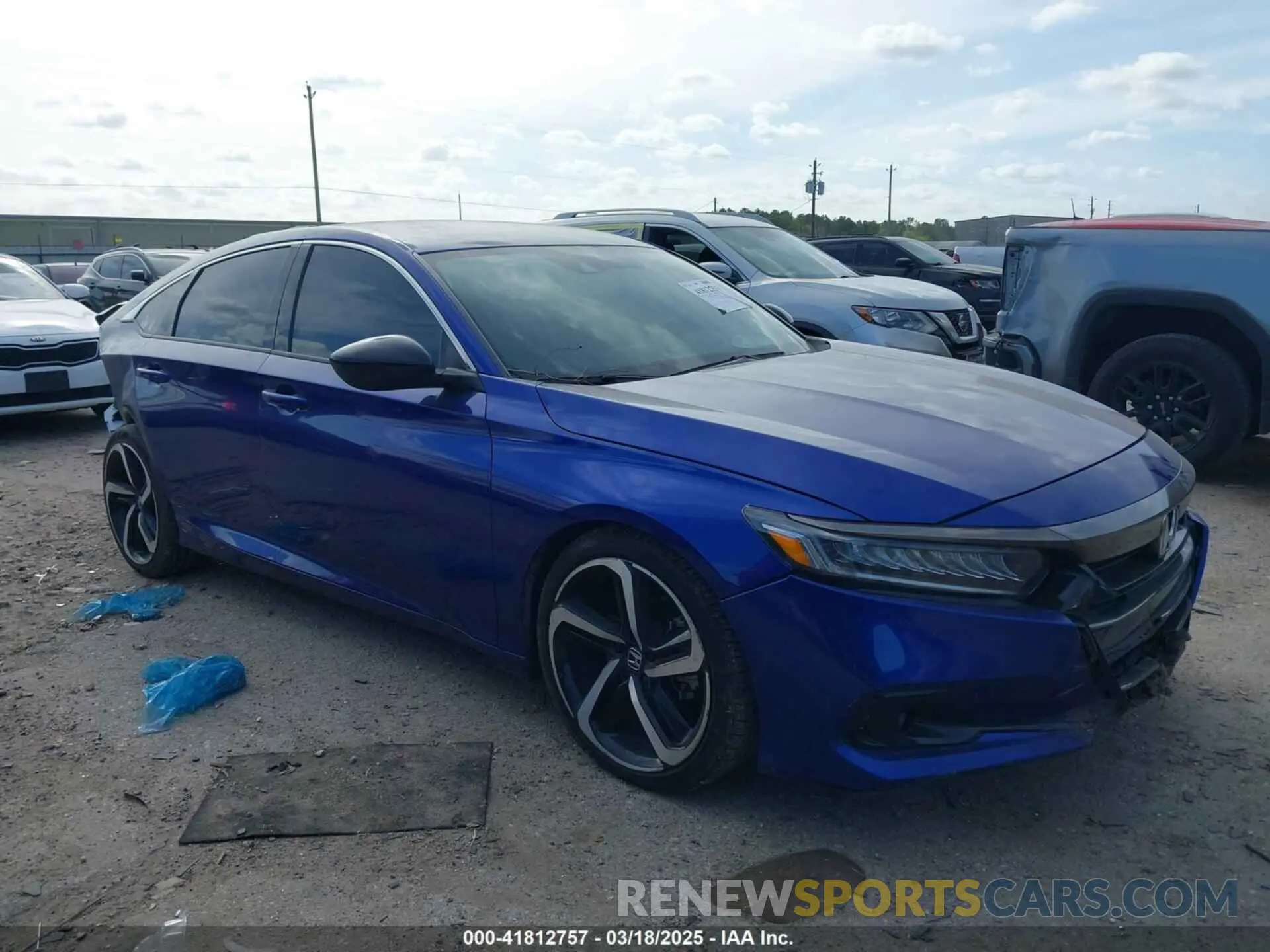 1 Photograph of a damaged car 1HGCV1F35MA052196 HONDA ACCORD 2021
