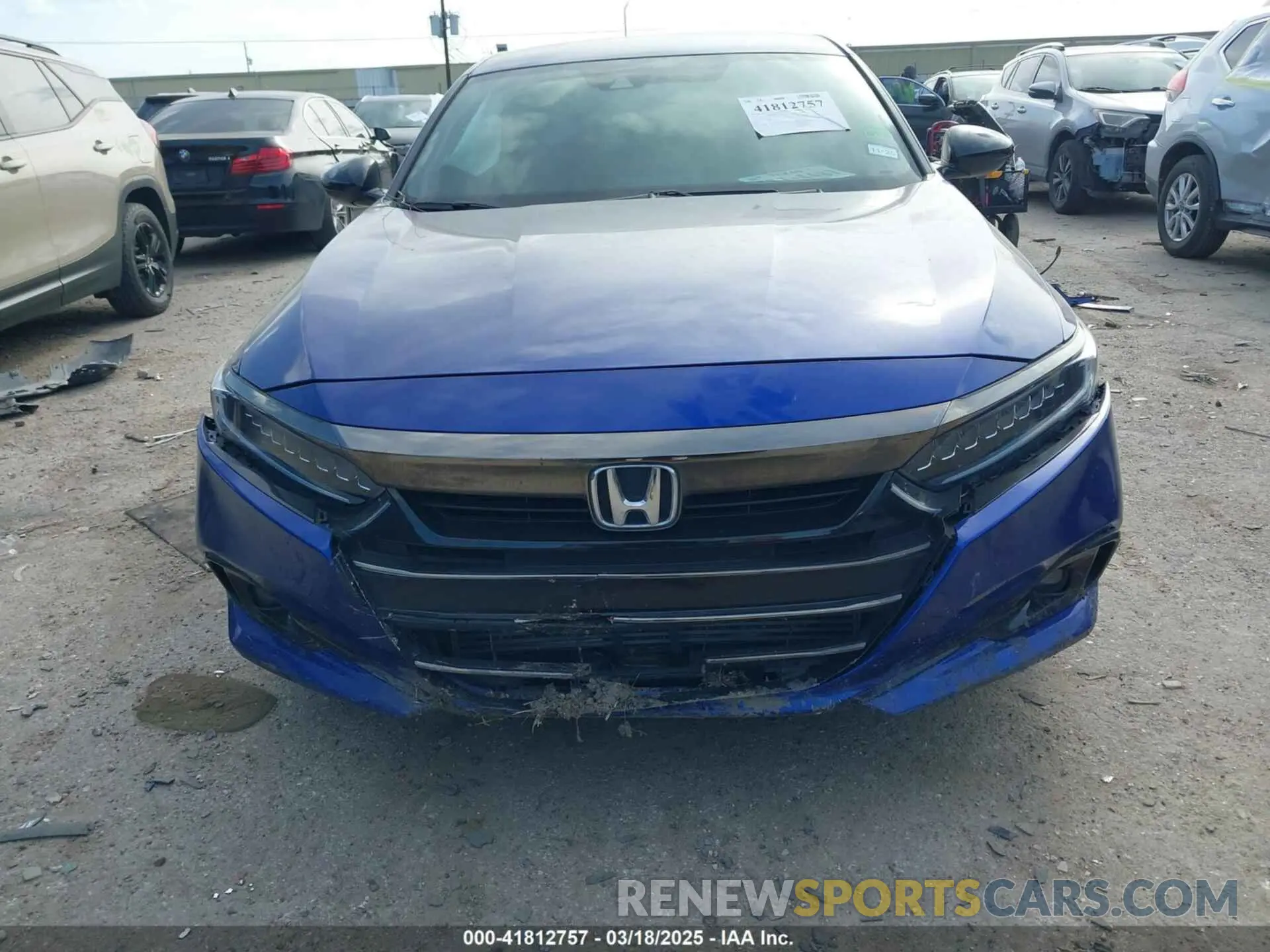 13 Photograph of a damaged car 1HGCV1F35MA052196 HONDA ACCORD 2021