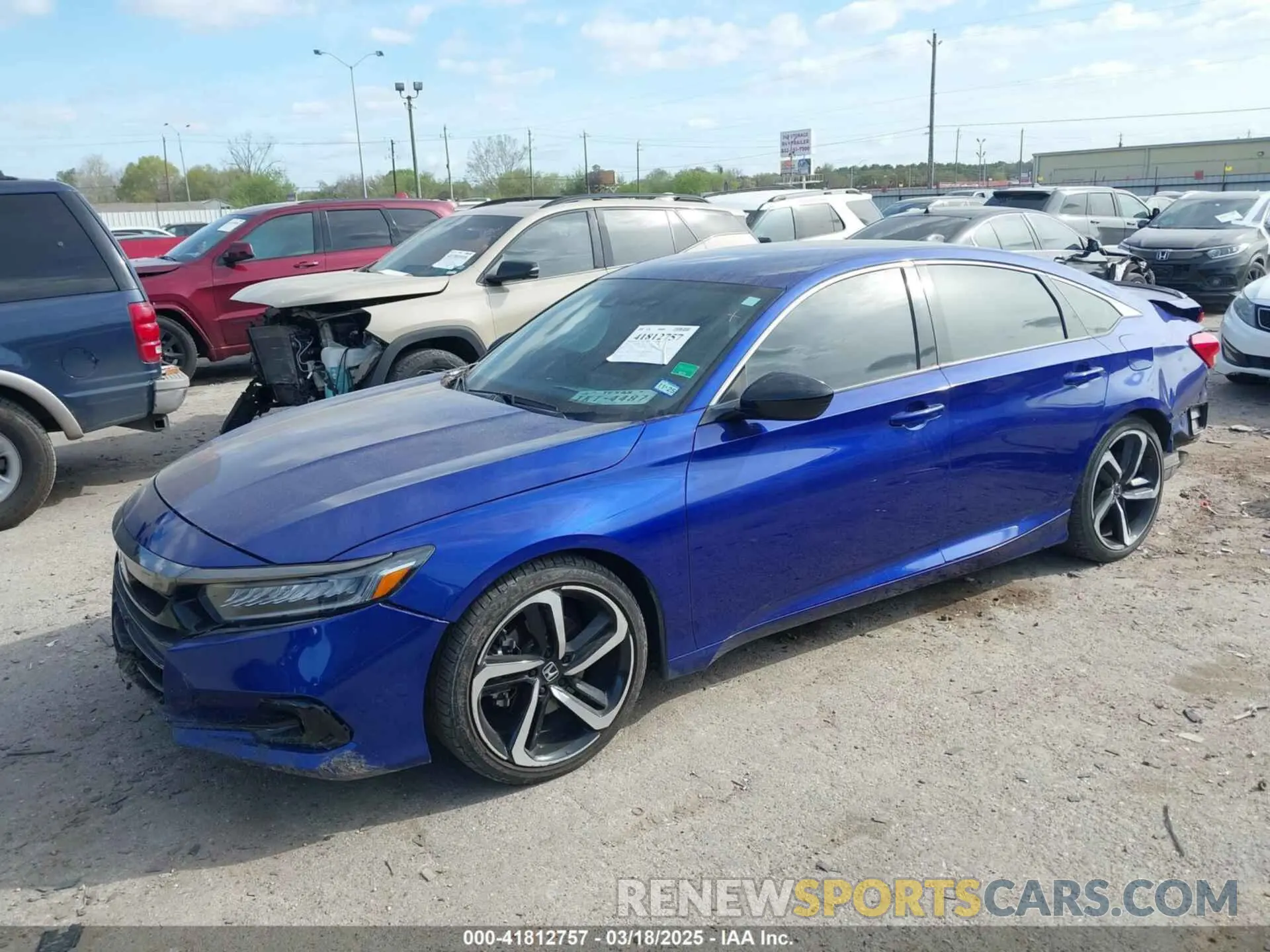 2 Photograph of a damaged car 1HGCV1F35MA052196 HONDA ACCORD 2021
