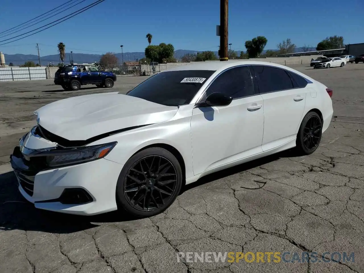 1 Photograph of a damaged car 1HGCV1F35MA055289 HONDA ACCORD 2021