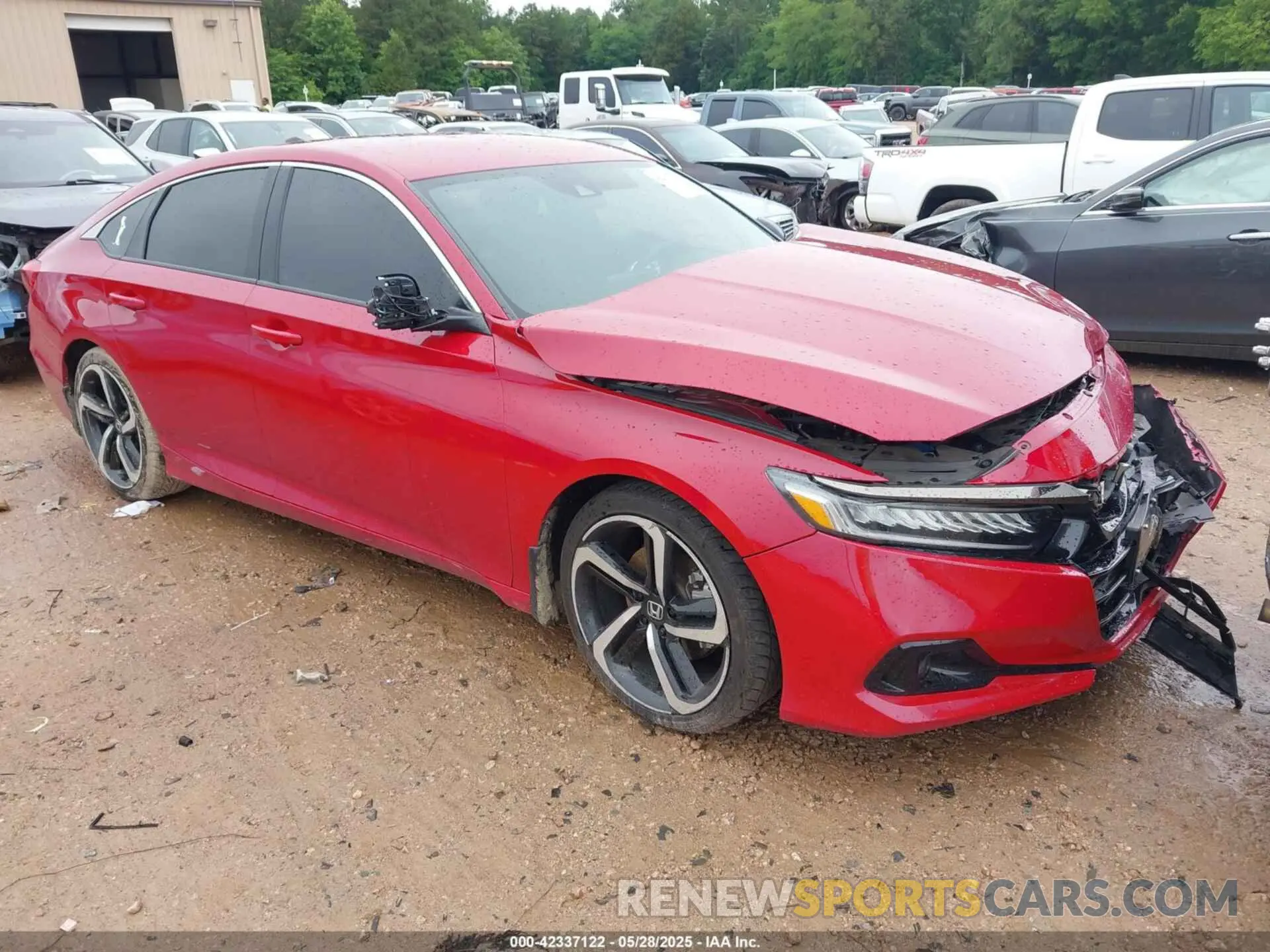 1 Photograph of a damaged car 1HGCV1F35MA061366 HONDA ACCORD 2021