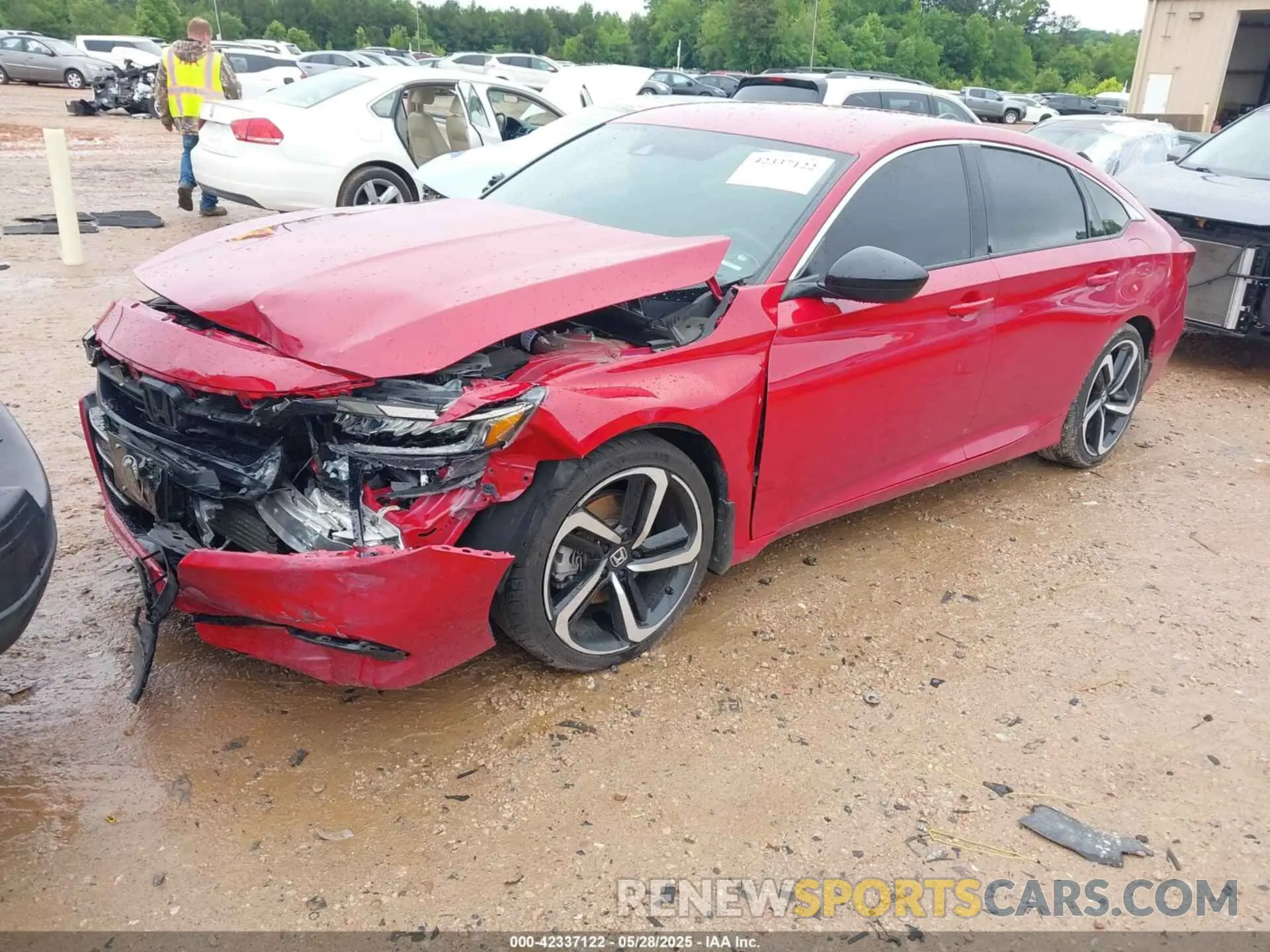 2 Photograph of a damaged car 1HGCV1F35MA061366 HONDA ACCORD 2021