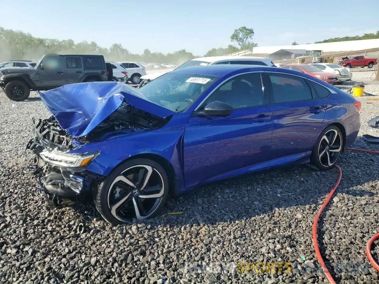 1 Photograph of a damaged car 1HGCV1F35MA064378 HONDA ACCORD 2021
