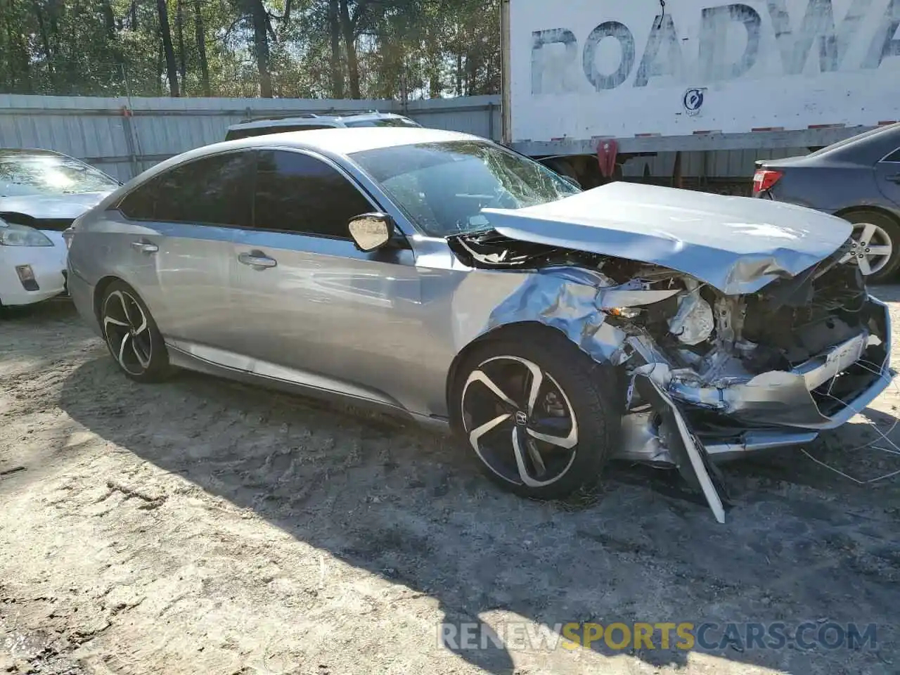 4 Photograph of a damaged car 1HGCV1F35MA078409 HONDA ACCORD 2021