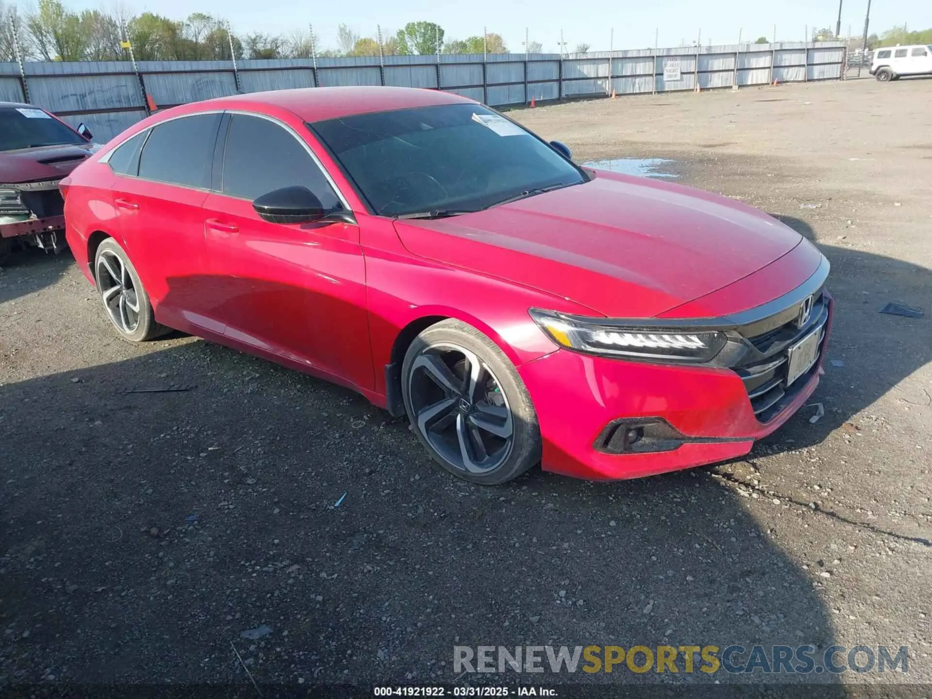 1 Photograph of a damaged car 1HGCV1F35MA090110 HONDA ACCORD 2021