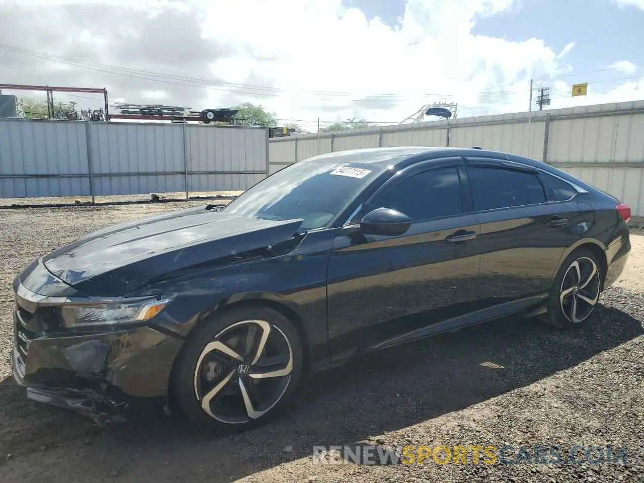 1 Photograph of a damaged car 1HGCV1F35MA091757 HONDA ACCORD 2021