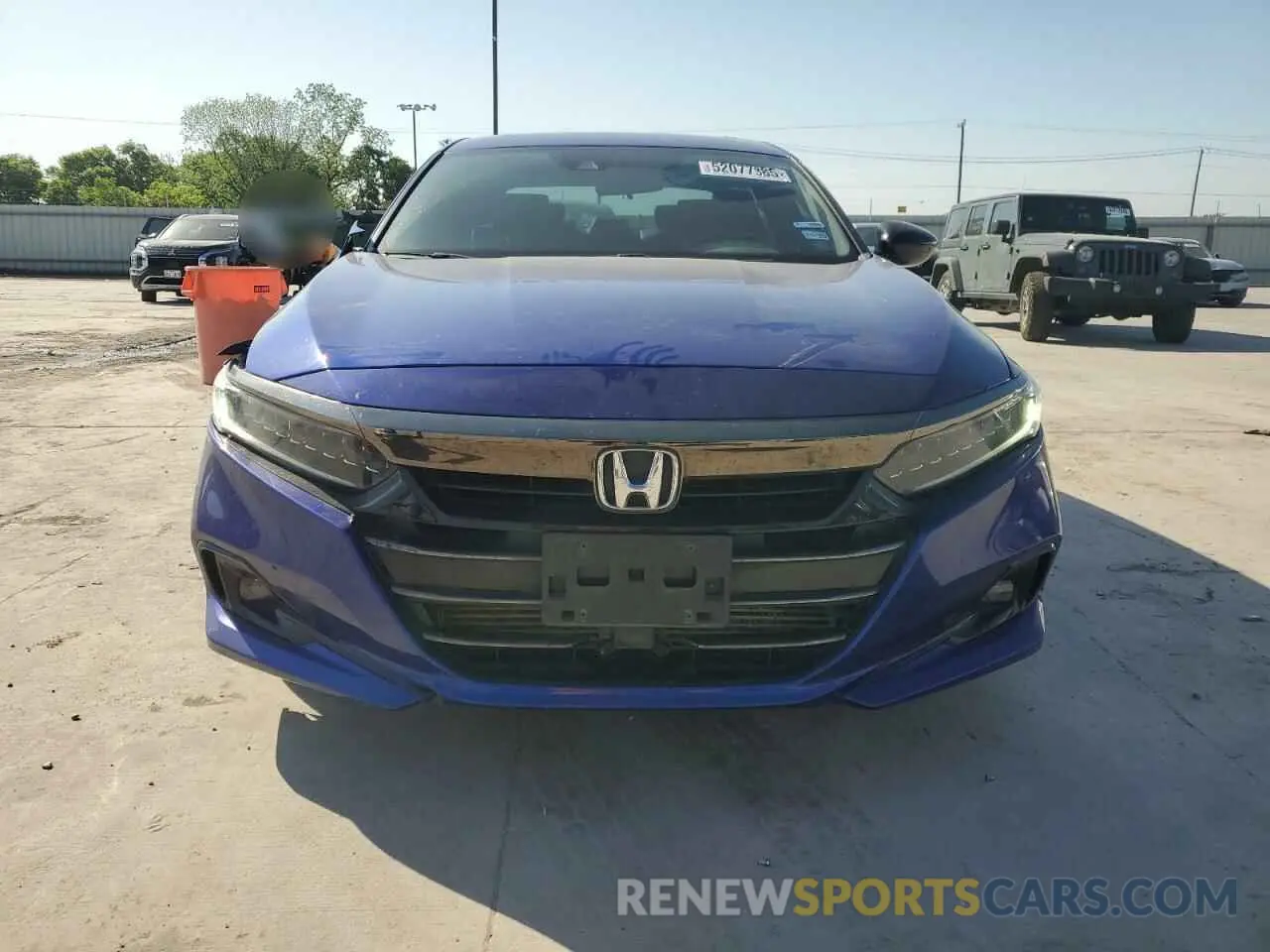 5 Photograph of a damaged car 1HGCV1F35MA100487 HONDA ACCORD 2021