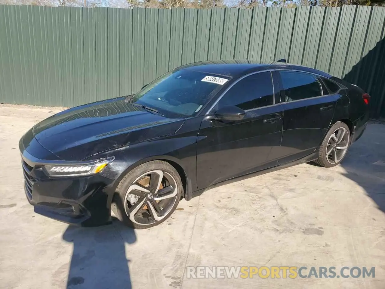 1 Photograph of a damaged car 1HGCV1F35MA102935 HONDA ACCORD 2021