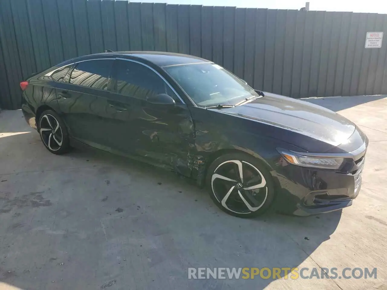 4 Photograph of a damaged car 1HGCV1F35MA102935 HONDA ACCORD 2021