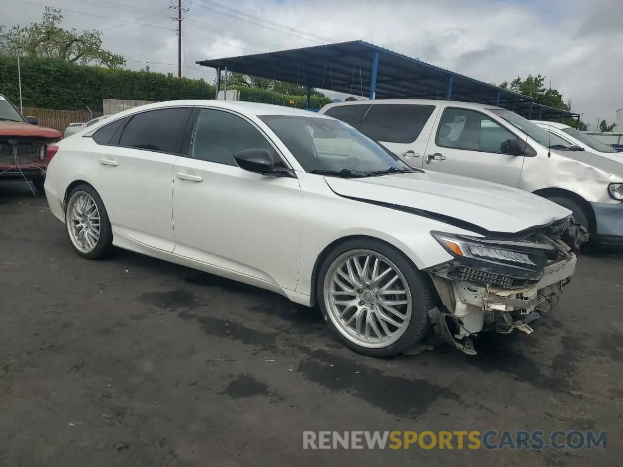 4 Photograph of a damaged car 1HGCV1F35MA105124 HONDA ACCORD 2021
