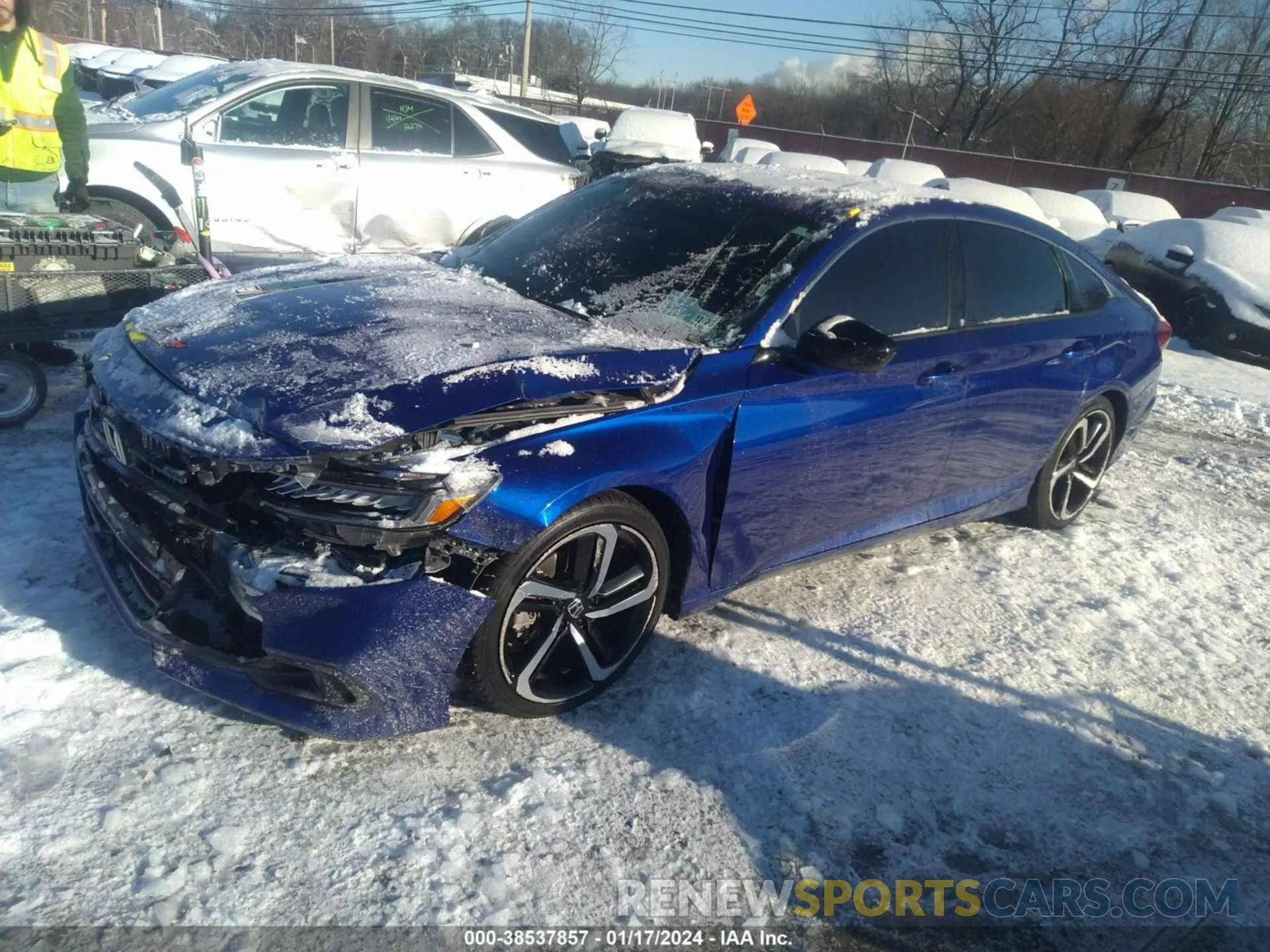 2 Photograph of a damaged car 1HGCV1F35MA109304 HONDA ACCORD 2021