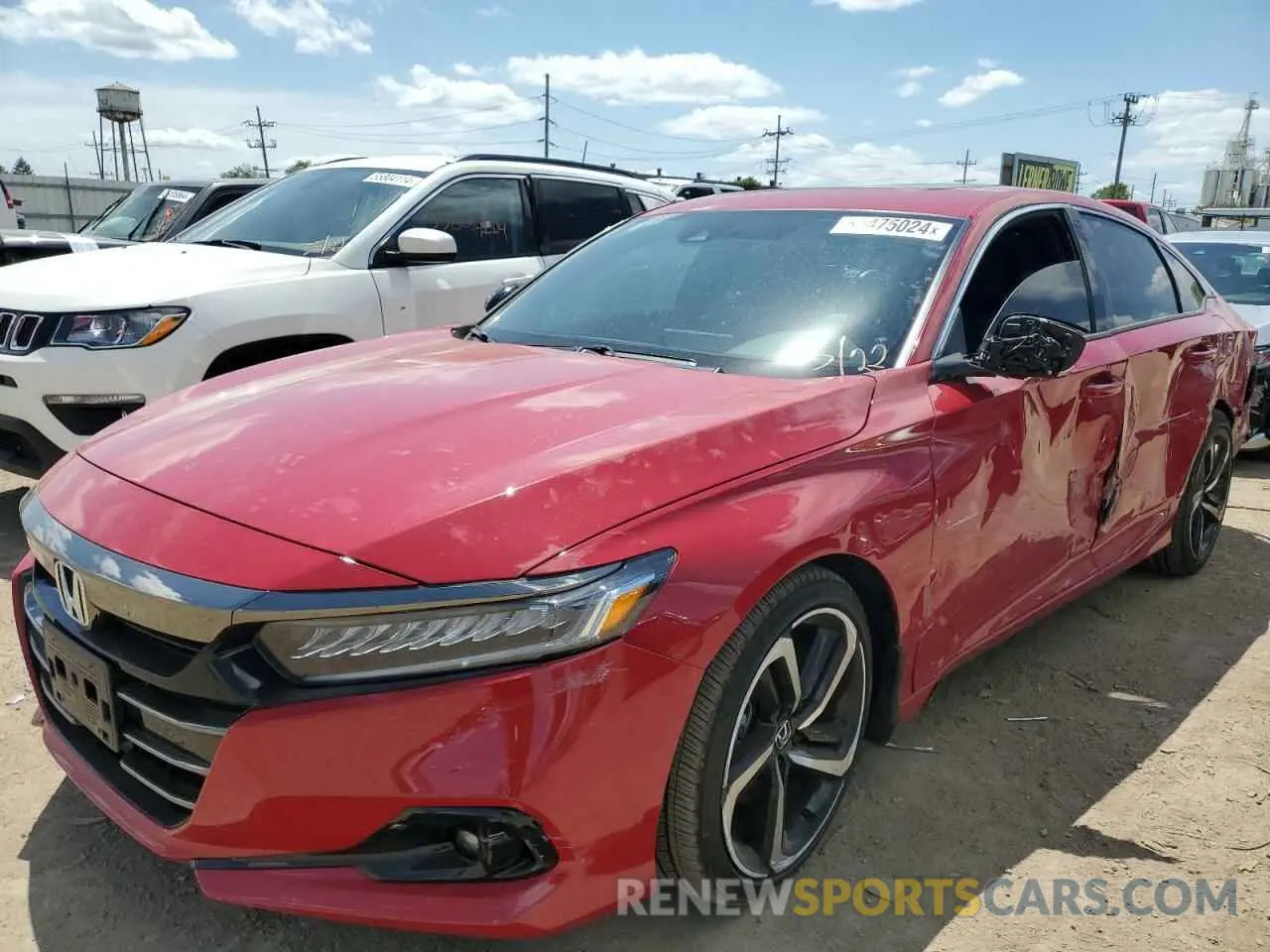 1 Photograph of a damaged car 1HGCV1F35MA119542 HONDA ACCORD 2021