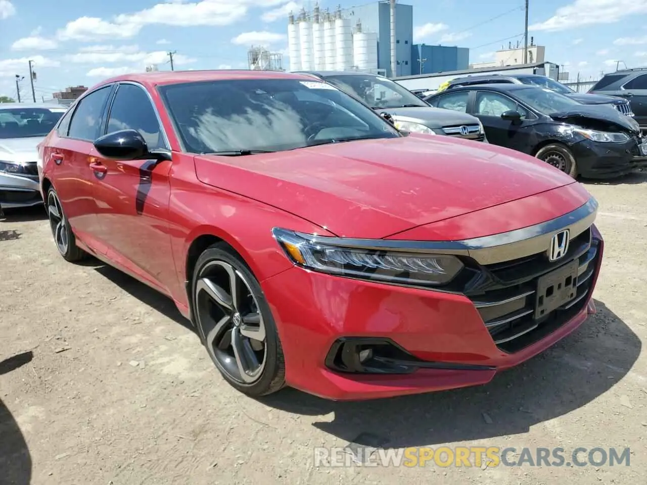 4 Photograph of a damaged car 1HGCV1F35MA119542 HONDA ACCORD 2021