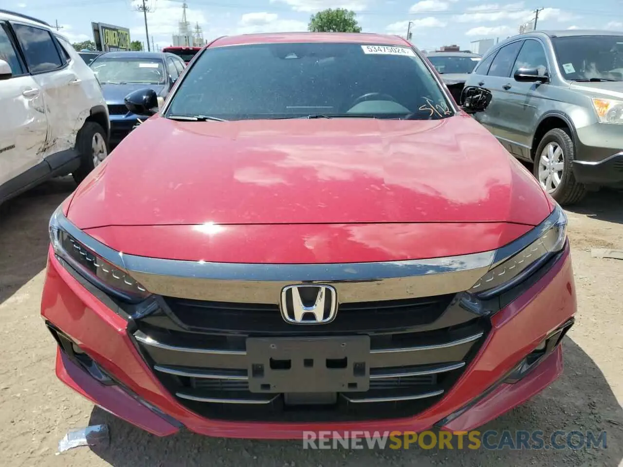 5 Photograph of a damaged car 1HGCV1F35MA119542 HONDA ACCORD 2021