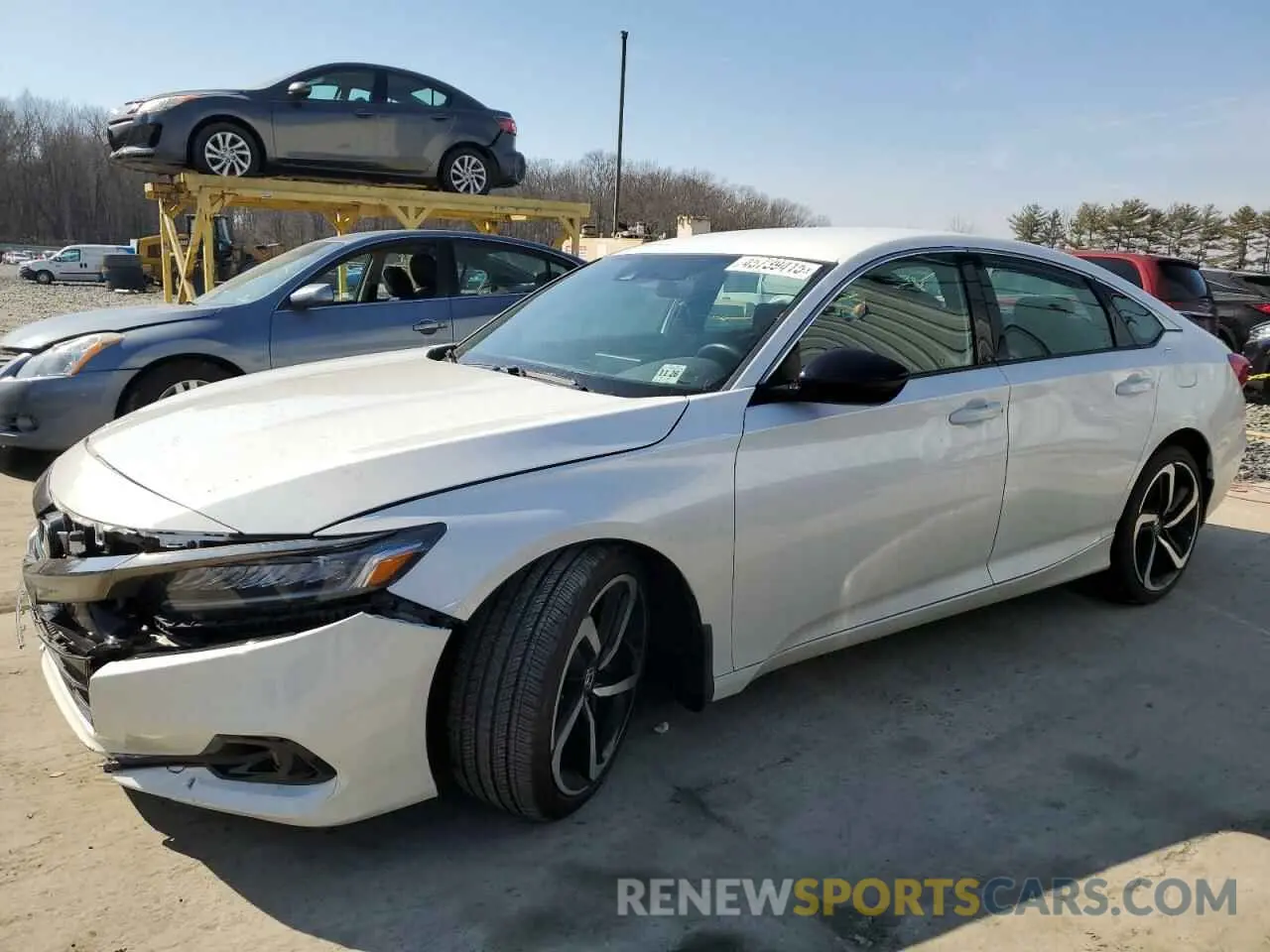 1 Photograph of a damaged car 1HGCV1F35MA120268 HONDA ACCORD 2021