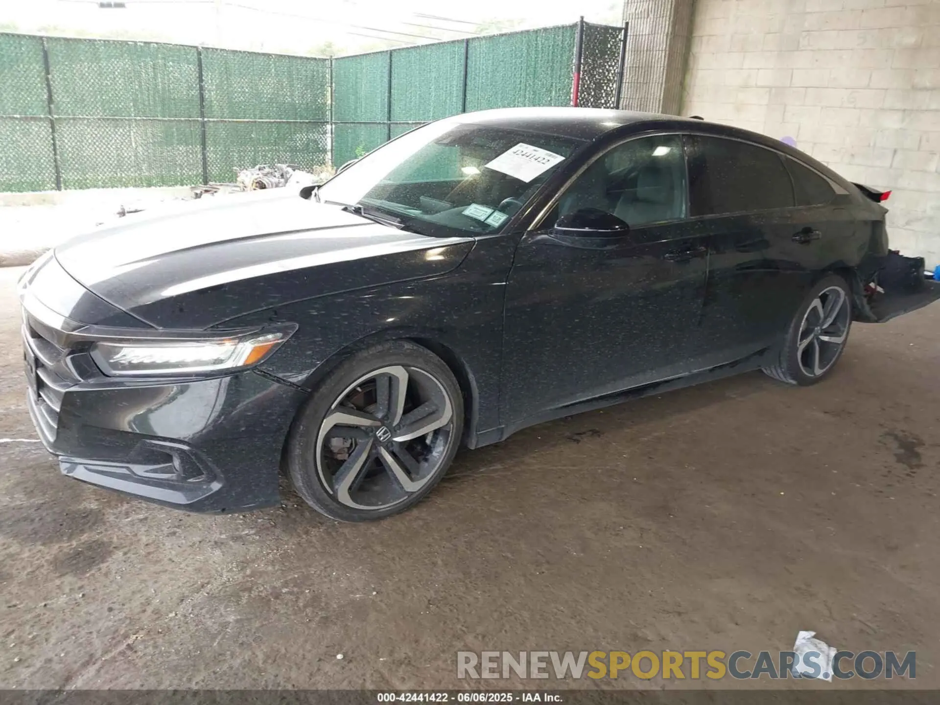 2 Photograph of a damaged car 1HGCV1F36MA003542 HONDA ACCORD 2021