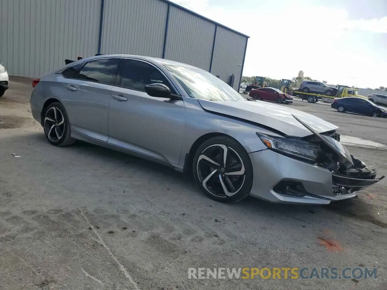 4 Photograph of a damaged car 1HGCV1F36MA031499 HONDA ACCORD 2021