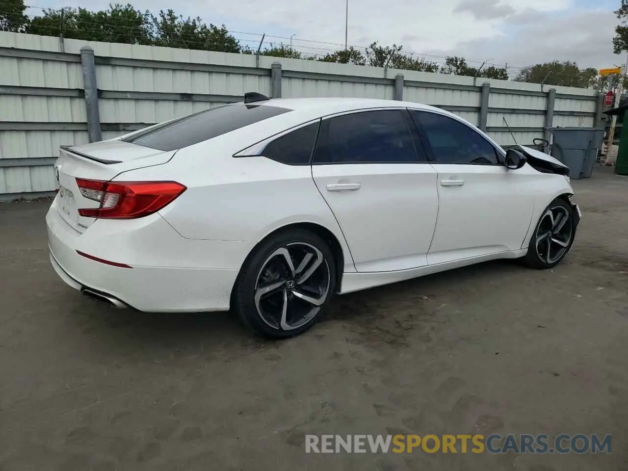 3 Photograph of a damaged car 1HGCV1F36MA042826 HONDA ACCORD 2021