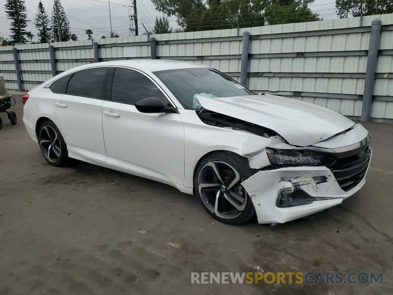 4 Photograph of a damaged car 1HGCV1F36MA042826 HONDA ACCORD 2021