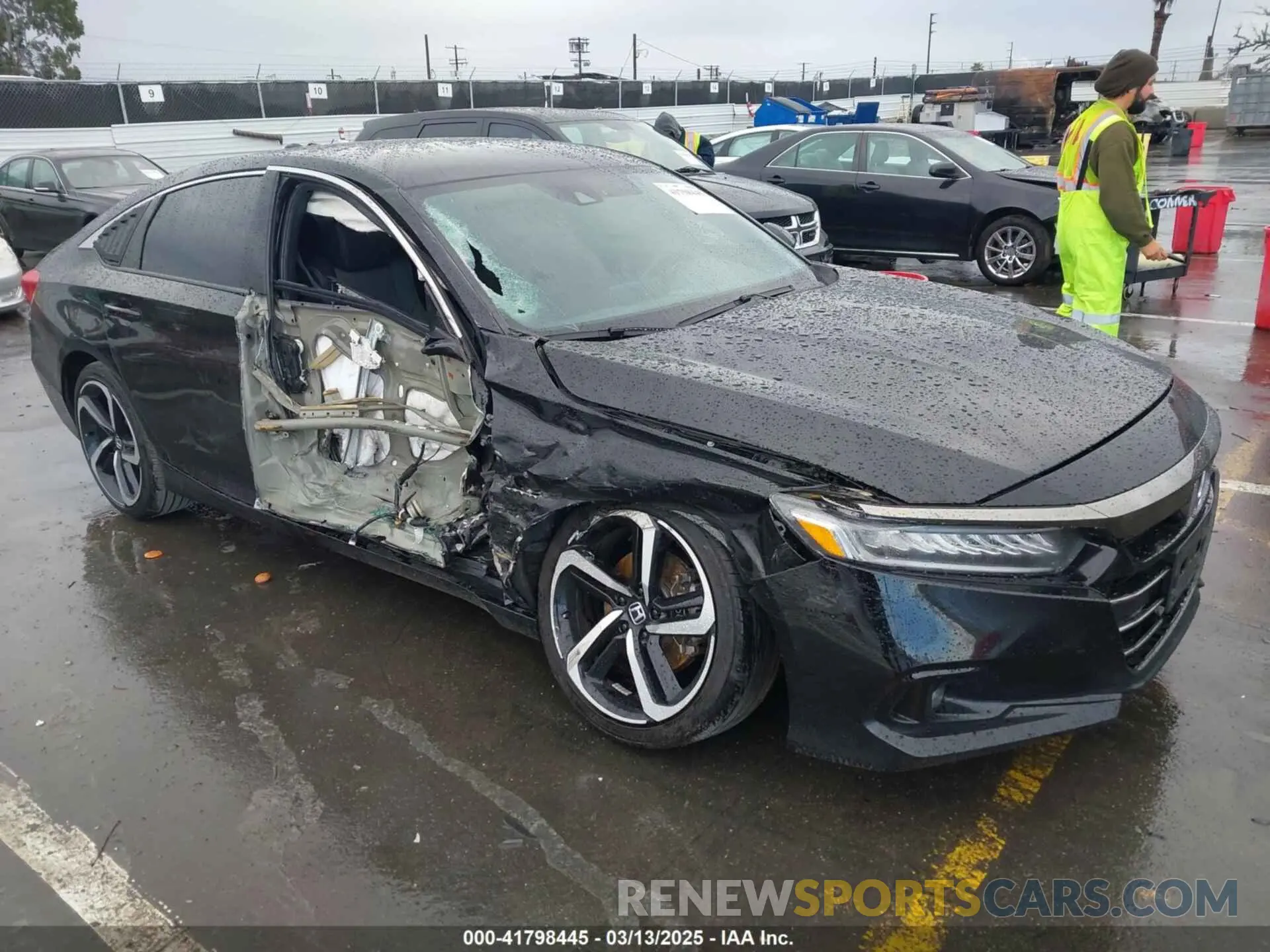 1 Photograph of a damaged car 1HGCV1F36MA044138 HONDA ACCORD 2021