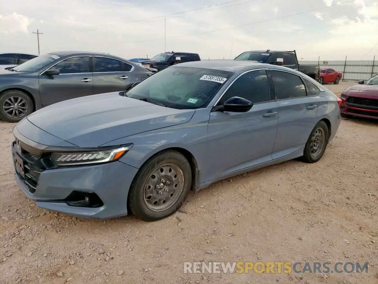 1 Photograph of a damaged car 1HGCV1F36MA047914 HONDA ACCORD 2021