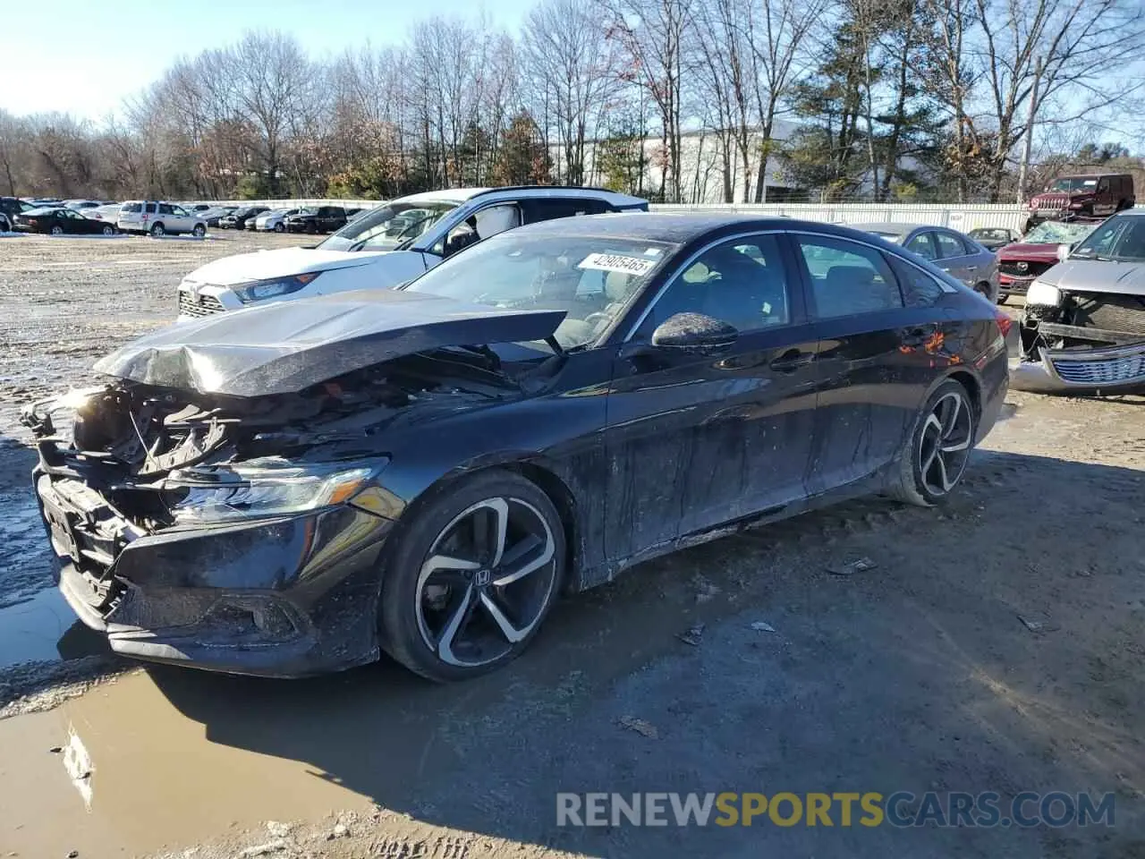 1 Photograph of a damaged car 1HGCV1F36MA070884 HONDA ACCORD 2021