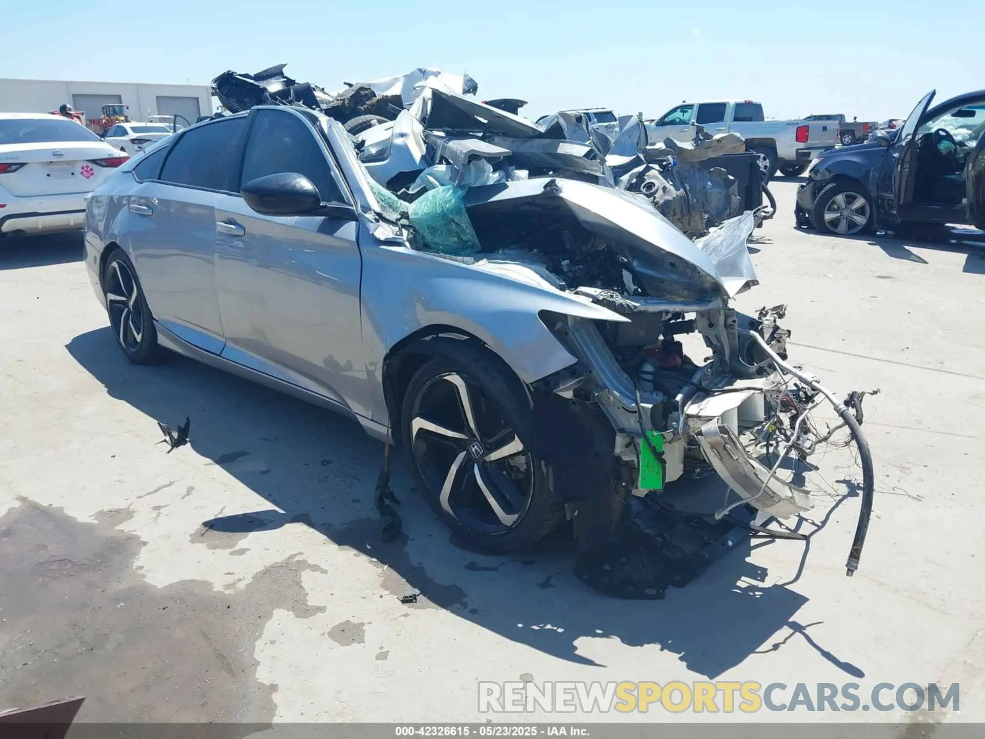 1 Photograph of a damaged car 1HGCV1F36MA084199 HONDA ACCORD 2021