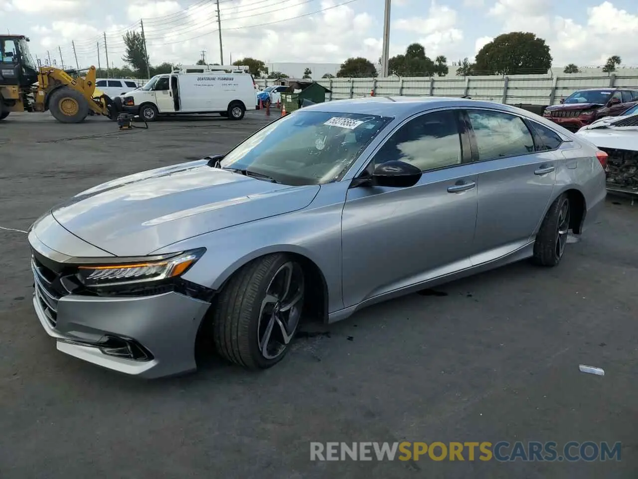 1 Photograph of a damaged car 1HGCV1F36MA096076 HONDA ACCORD 2021