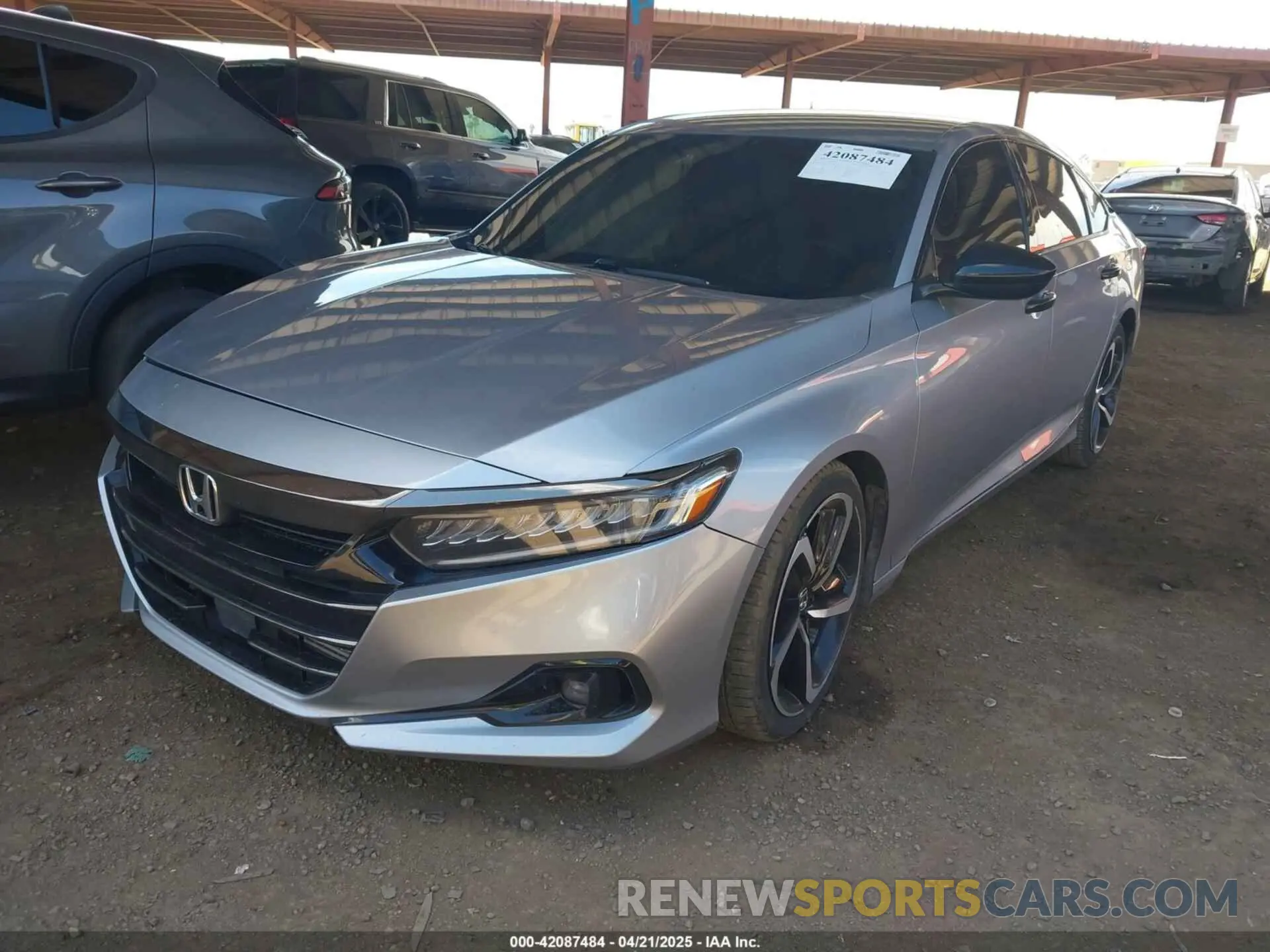 2 Photograph of a damaged car 1HGCV1F36MA107867 HONDA ACCORD 2021
